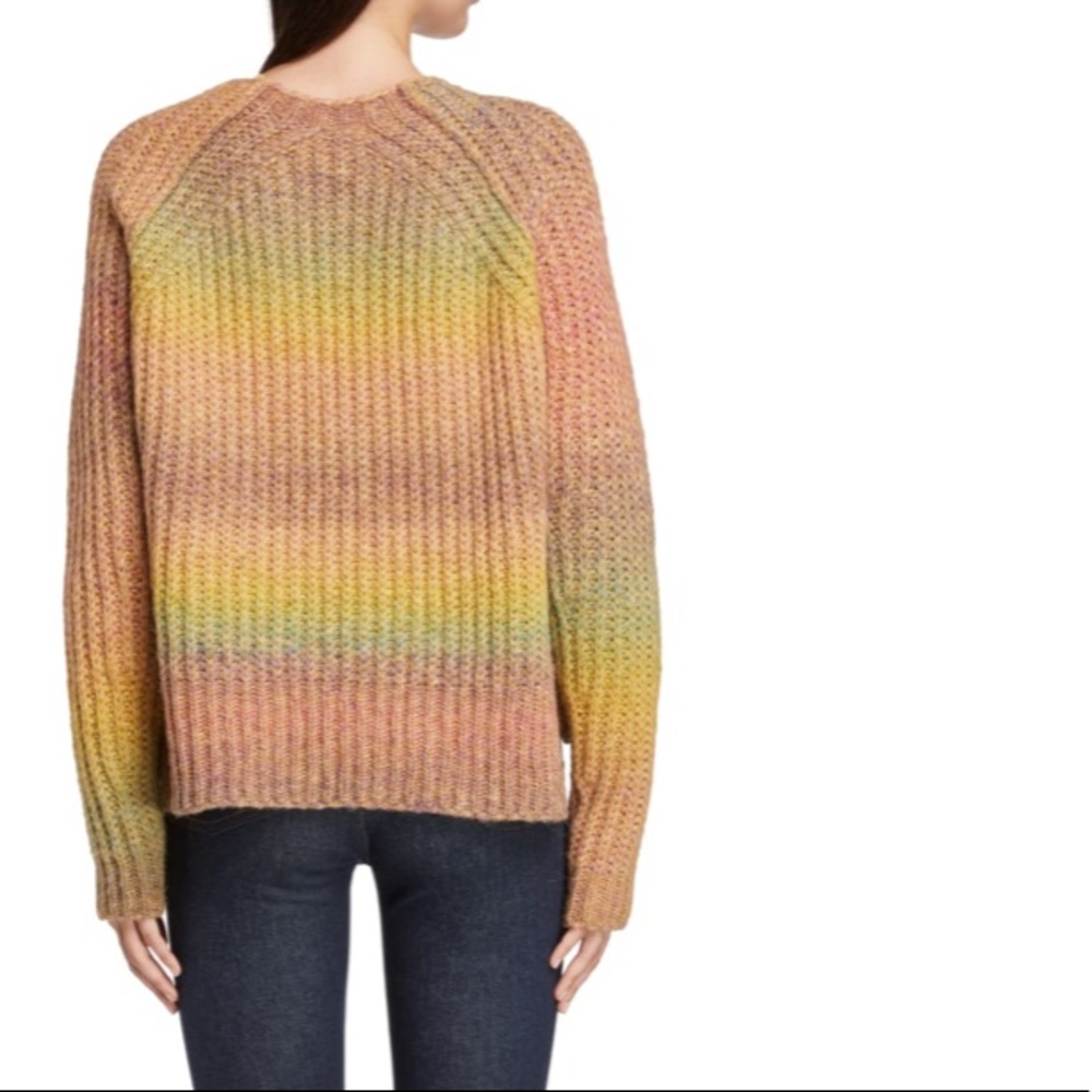 SOLD ACNE Kyla Rainbow Knit Sweater - Picture 3 of 10